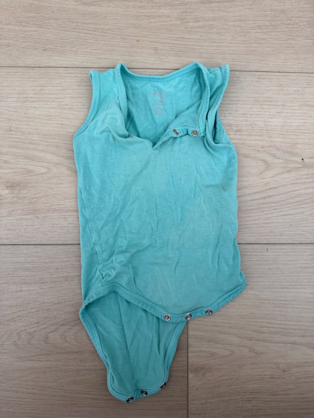 Kyte BABY Turquoise Sleeveless Baby Bodysuit